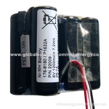 NiMH Battery Pack with 1,200mAh Capacity and 6V Nominal VoltageNew